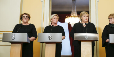 Bunnrekord for regjeringspartiene i ny måling